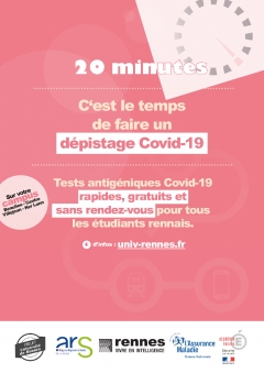 Dépistage Covid gratuit sur le Campus de Ker Lann