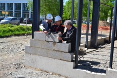 Pose de la 1ère pierre - Nouveau bâtiment IO-RENNES