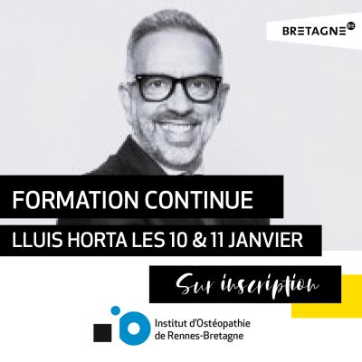 Formation post grad en ostéopathie : Lluis Horta à l'Institut d'Ostéopathie de Rennes Bretagne