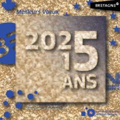 Nous vous souhaitons une merveilleuse année 2025, placée sous le signe de la joie, de la réussite et du bonheur !