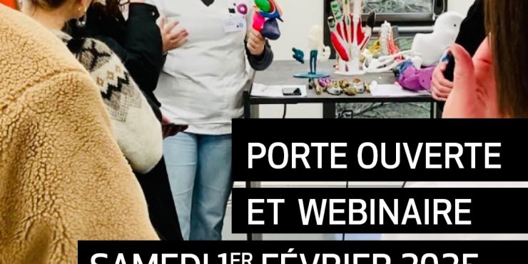 Porte ouverte samedi 1er février en présentiel dans l'école ou en webianire