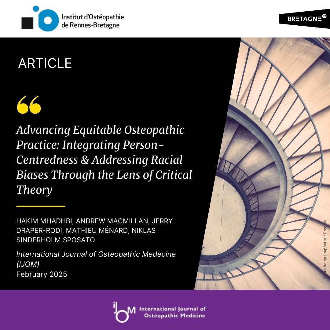 Advancing Equitable Osteopathic Practice: Integrating Person-Centredness & Addressing Racial Biases Through the Lens of Critical Theory