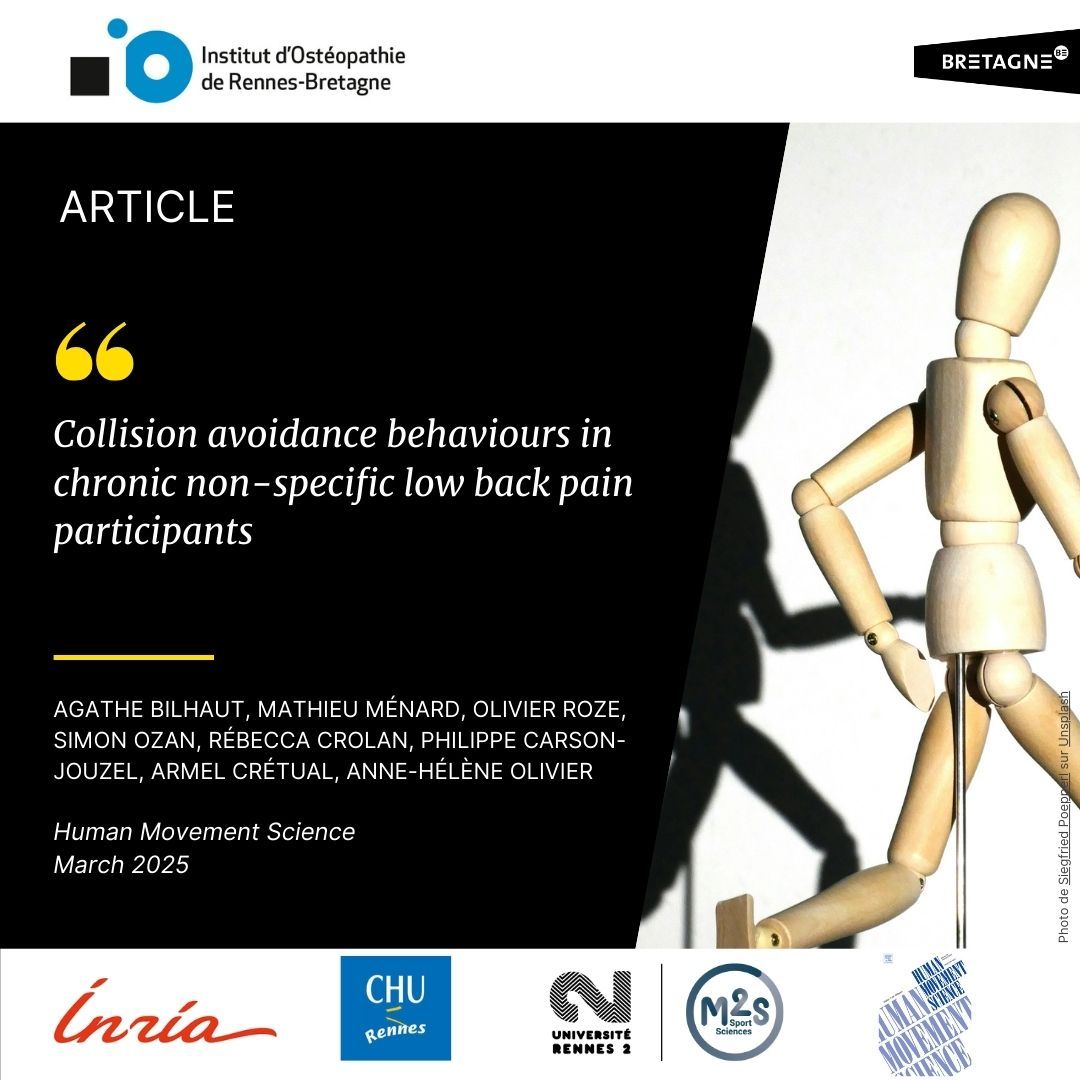 Collision avoidance behaviours in chronic non-specific low back pain participants